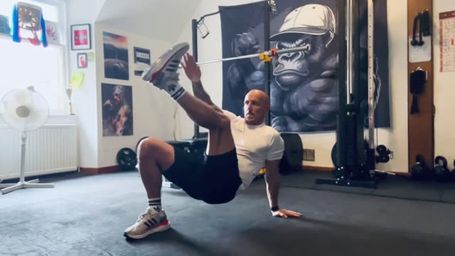 Crab toe touch