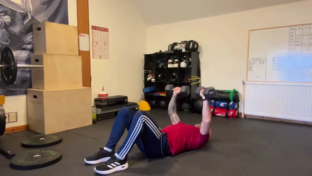Dumbbell floor press