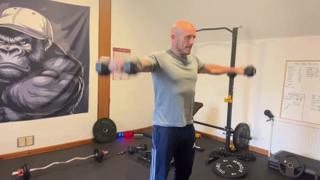 Dumbbell lateral raise