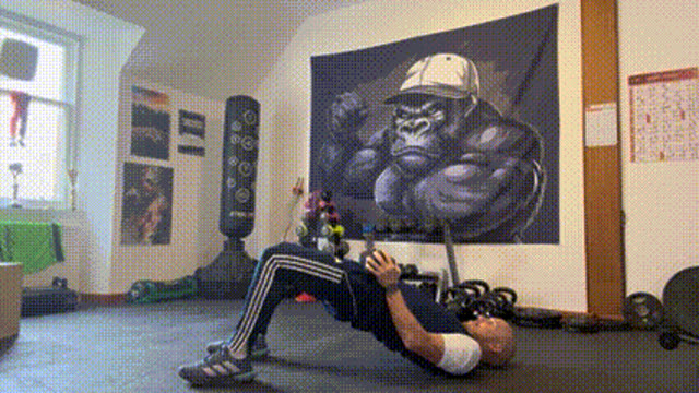 Glute bridge dumbbell pulse