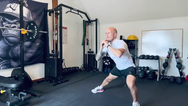 Lateral lunges