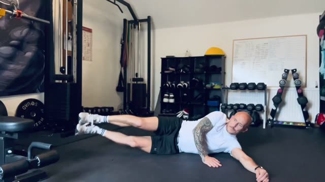 Side-lying leg lifts