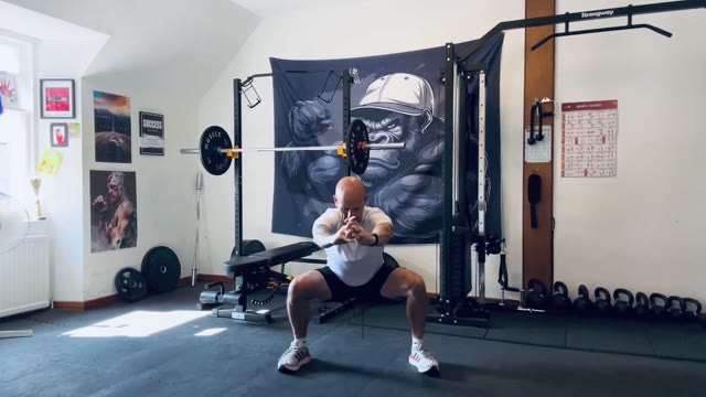 Squat and hold